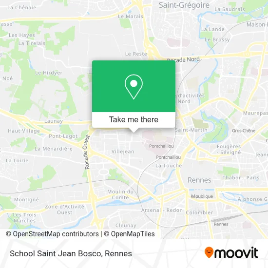 School Saint Jean Bosco map