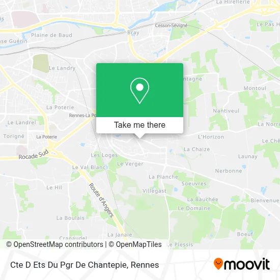 Cte D Ets Du Pgr De Chantepie map