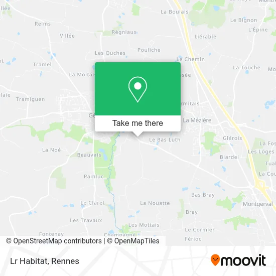 Lr Habitat map