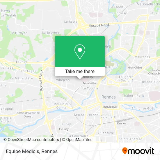 Mapa Equipe Medicis