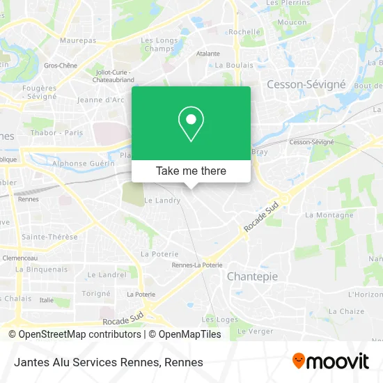 Jantes Alu Services Rennes map