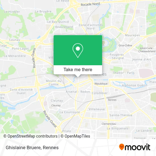 Ghislaine Bruere map