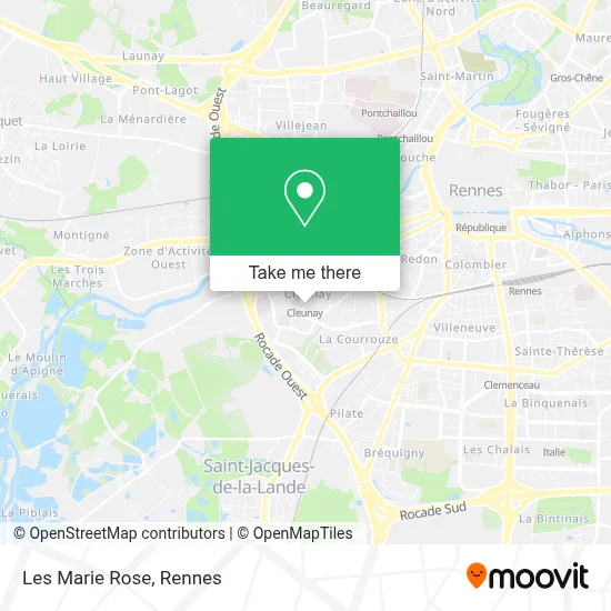Les Marie Rose map