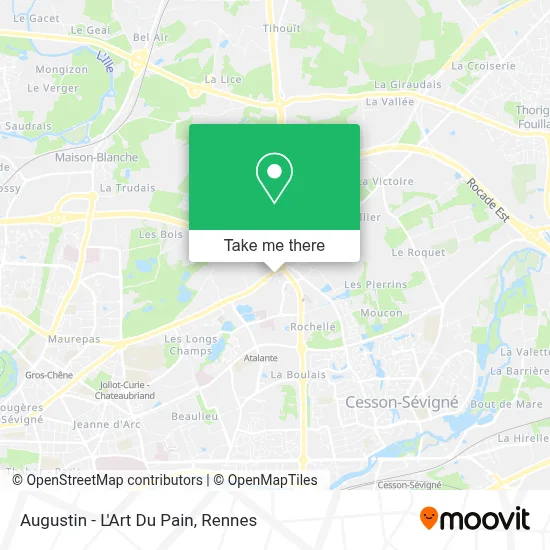 Augustin - L'Art Du Pain map