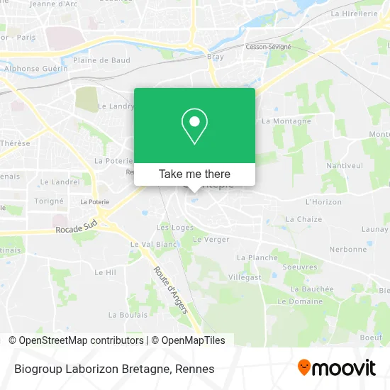 Biogroup Laborizon Bretagne map