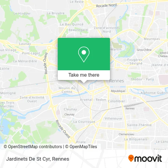 Jardinets De St Cyr map