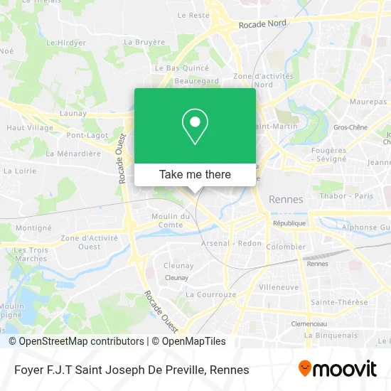 Foyer F.J.T Saint Joseph De Preville map