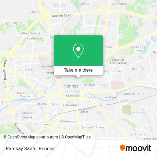 Ramsay Santé map