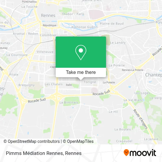 Pimms Médiation Rennes map