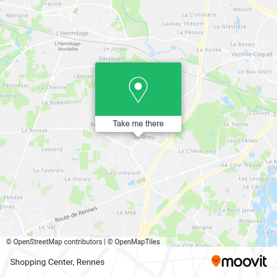 Centre Commercial map