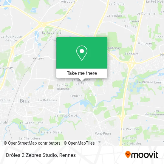Drôles 2 Zebres Studio map