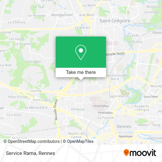 Mapa Service Rama