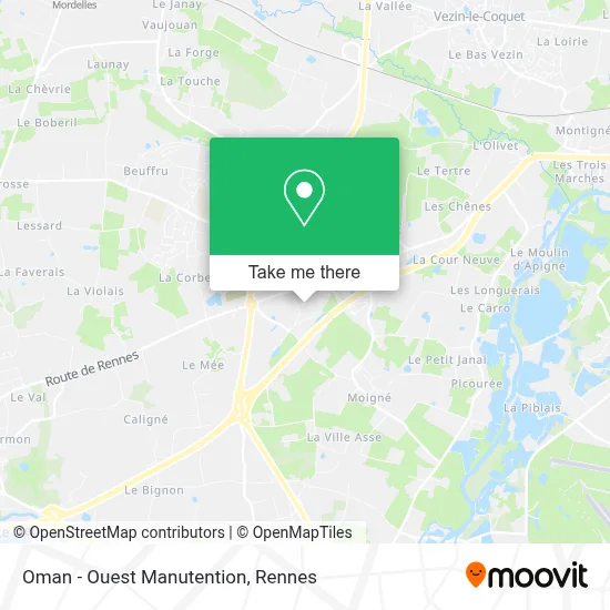 Oman - Ouest Manutention map