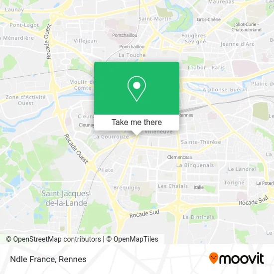 Ndle France map