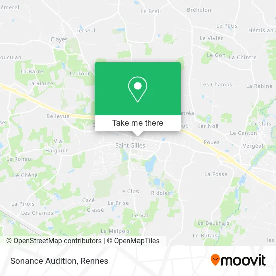 Sonance Audition map
