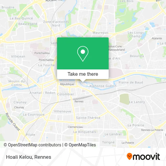 Hoali Kelou map