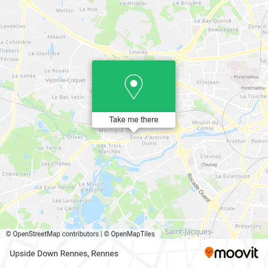 Upside Down Rennes map