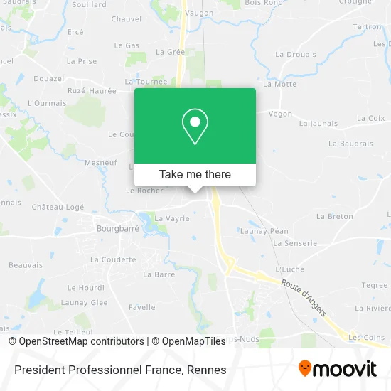 Mapa President Professionnel France