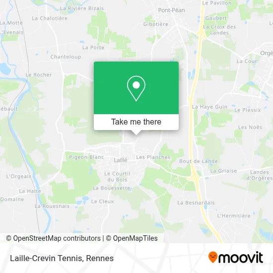 Laille-Crevin Tennis map