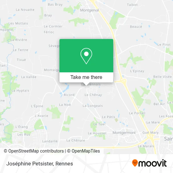 Joséphine Petsister map