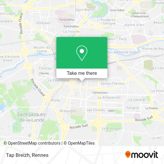 Tap Breizh map