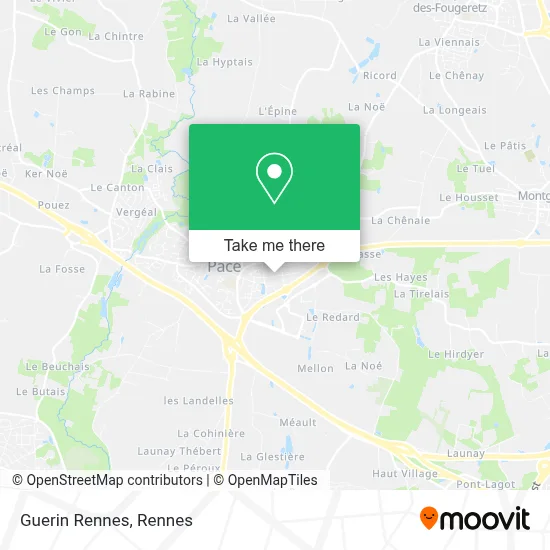 Guerin Rennes map