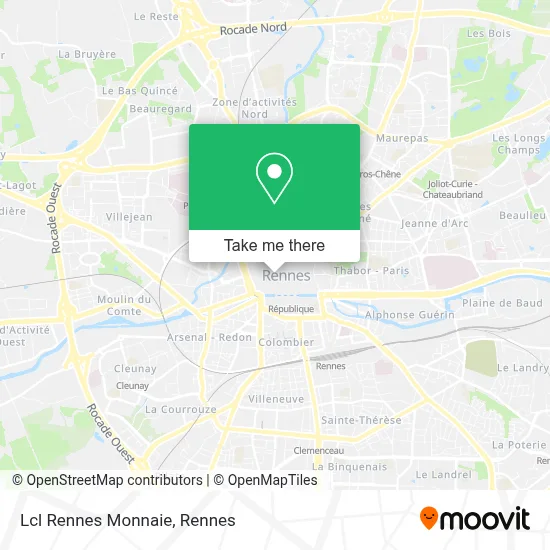 Lcl Rennes Monnaie map