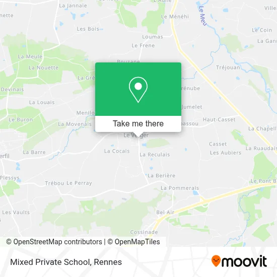 Mixed Private School map