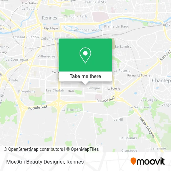 Moe'Ani Beauty Designer map