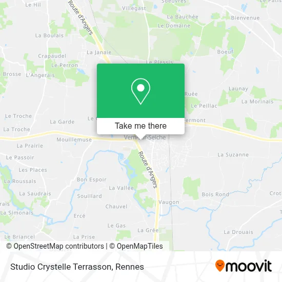 Studio Crystelle Terrasson map