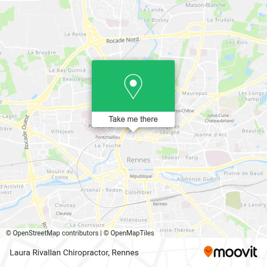 Laura Rivallan Chiropractor map