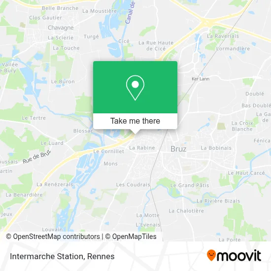 Station Intermarche map