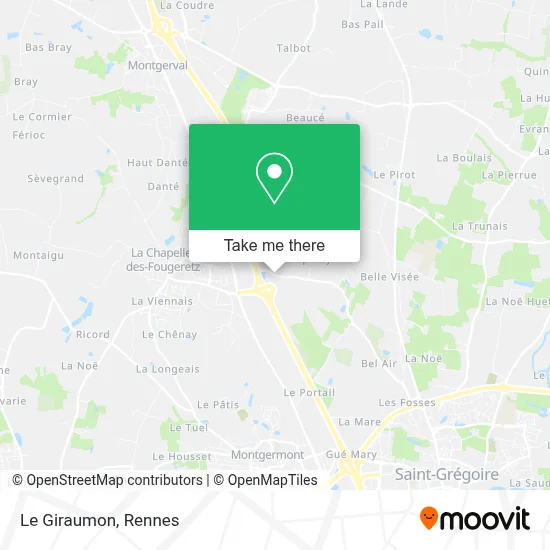 Le Giraumon map