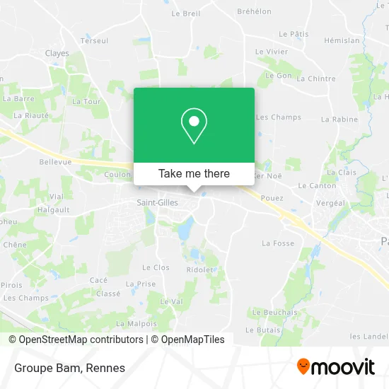 Groupe Bam map
