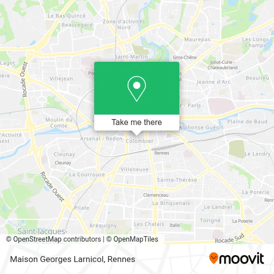 Maison Georges Larnicol map