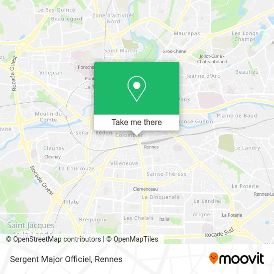 Sergent Major Officiel map