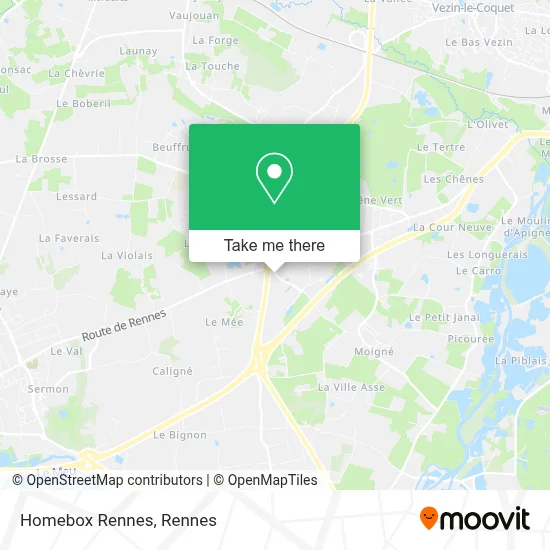 Homebox Rennes map