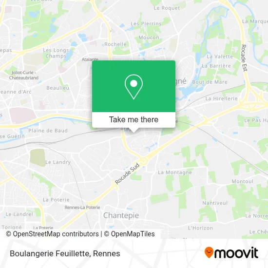 Boulangerie Feuillette map