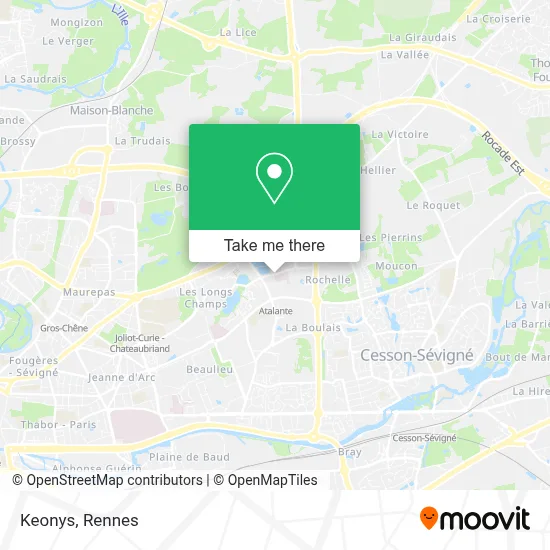 Keonys map