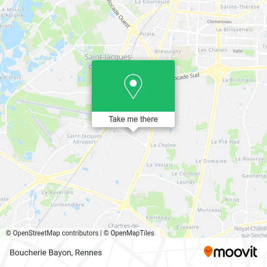 Boucherie Bayon map