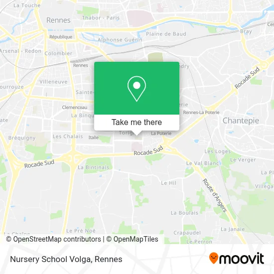 Nursery School Volga map