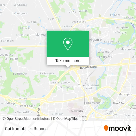 Cpi Immobilier map