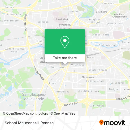School Mauconseil map