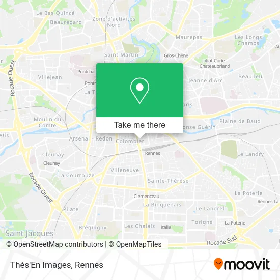 Thès'En Images map