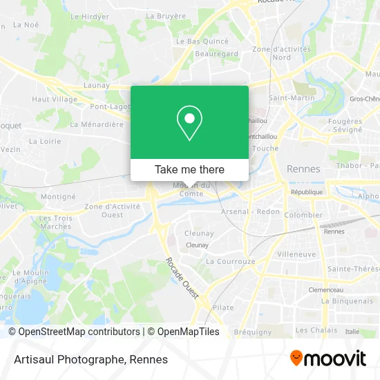 Artisaul Photographe map