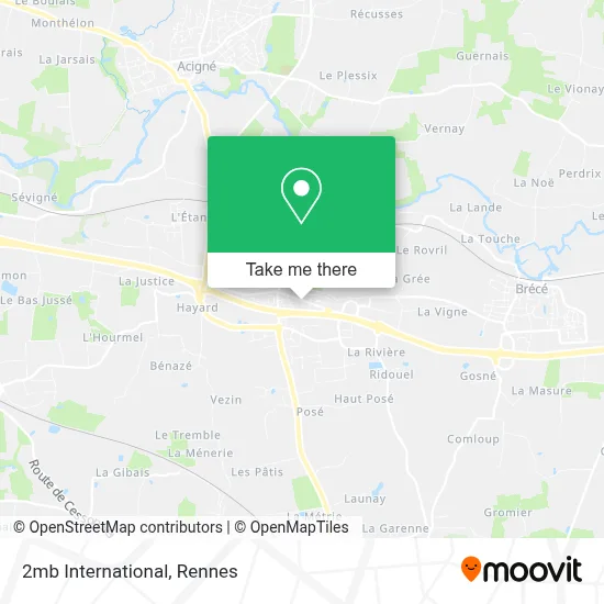 2mb International map
