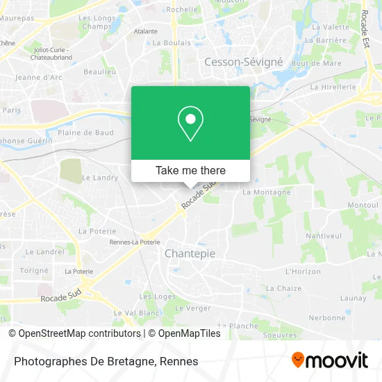 Photographes De Bretagne map