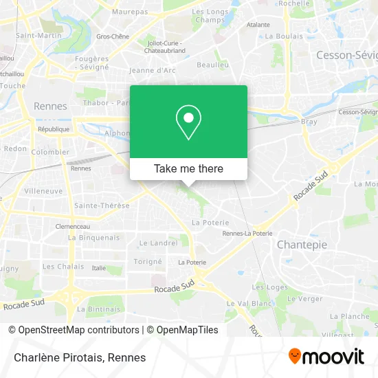 Charlène Pirotais map