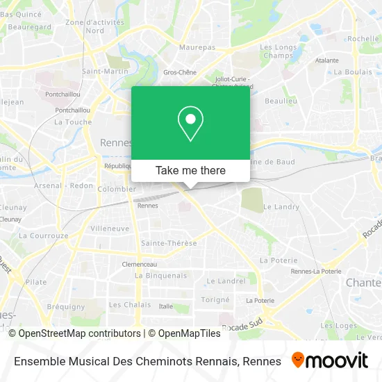 Ensemble Musical Des Cheminots Rennais map