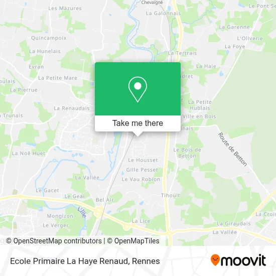 Ecole Primaire La Haye Renaud map